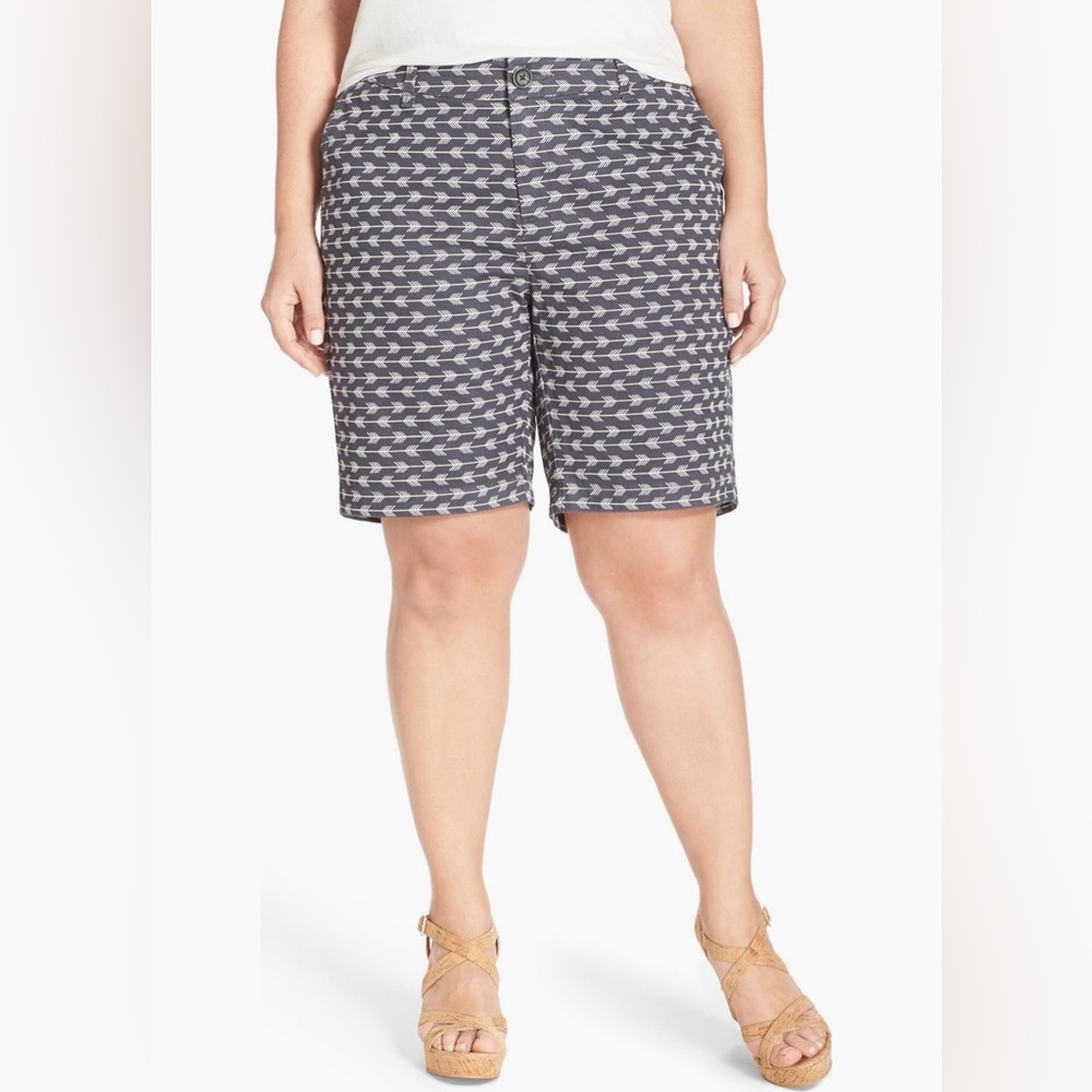 Sejour 'Addison' Stretch Twill Bermuda Shorts